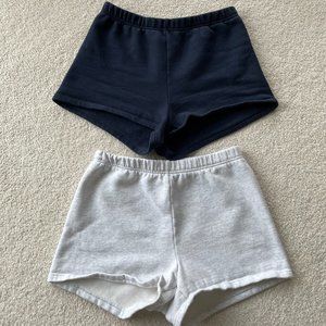 Aritizia TNA Cozy Fleece Perfect High Rise 3" Sweatshorts Bundle